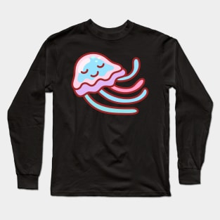 Chill Cotton Candy Jellyfish Long Sleeve T-Shirt